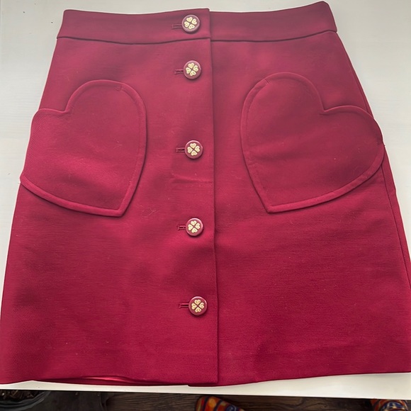 Arriba 41+ imagen kate spade heart pocket skirt Viaterra.mx